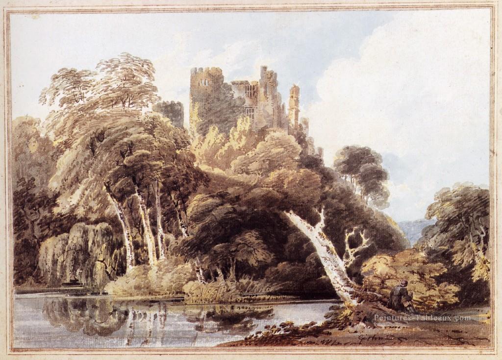 Berr Thomas Girtin paysage aquarelle Peintures à l'huile